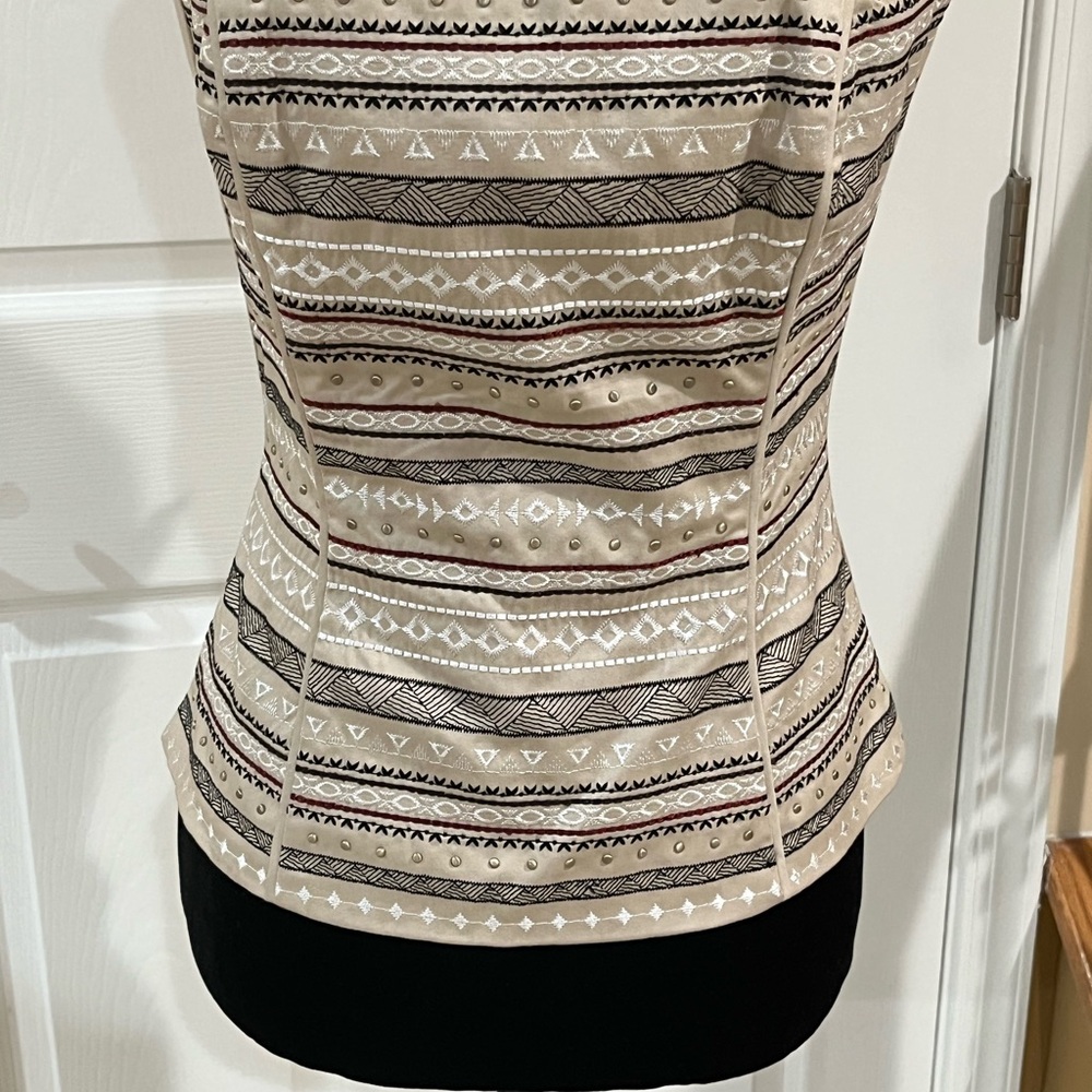 White House Black Market Corset Top